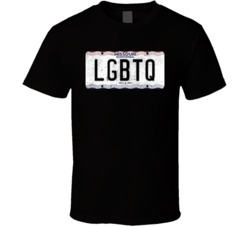 Missouri Lgbtq State License Plate Worn Look T Shirt T Shirt