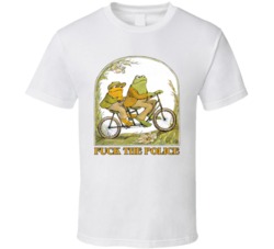 Frog Toad F The Police T Shirt