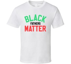 Black Fathers Matter Red Green African American Father's Day Whit