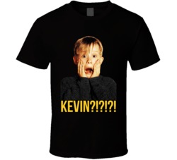 Home Alone Where's Kevin 90s Christmas Holiday Movie Fan T Shirt