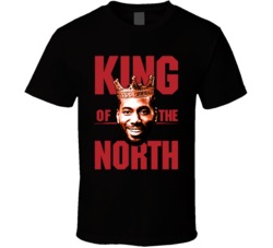 Kawhi Leonard King Of The North Toronto Basketball Fan T Shirt