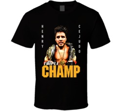 Henry Cejudo Triple Champ Mma Olympics Champion Fighting Fan T Shirt