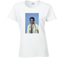 Dr Chandler St Elsewhere Denzel Fan Ladies T Shirt