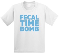 Fecal Time Bomb John Oliver Joke Kids T Shirt