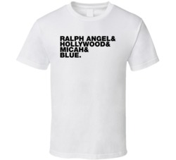 Ralph Angel Hollywood Micah Blue Men Of Queen Sugar Fan White T Shirt