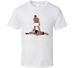 Ali Vs Liston Boxing Fight Fan Mma T Shirt