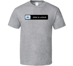 Slide To Unlock Funny Bar T Shirt