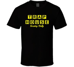 Trap House Serving Daily Waffle Parody Rap Hip Hop Music Fan T Shirt