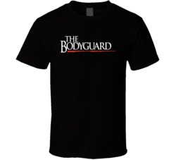 The Bodyguard 90s Drama Movie Title Fan Replica T Shirt