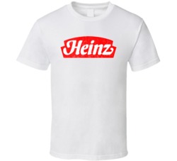Heinz Simple Logo Worn Look T Shirt