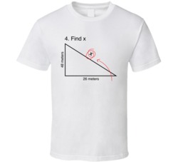 Funny Find X Math Geek Student As Seen In Spider Man Movie T Shirt