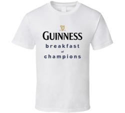 Guinness Breakfast Of Champions Funny Beer Fan T Shirt
