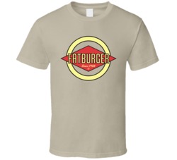 Fat Burger Fast Food American Diner Restaurant Foodie Food Fan Worn Lo