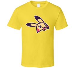 Pikachu Pokemon Laughing Head Japanese Cartoon Fan T Shirt