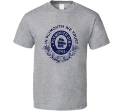 In Plymouth We Trust Gin Fan Gift Idea T Shirt
