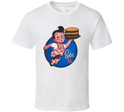 Bob's Big Boy Burger Fast Food Restaurant Foodie Fan T Shirt