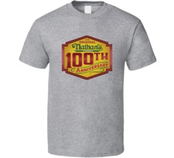 Famous Nathan's Hot Dog Sign Fan Food Foodie T Shirt