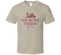 Hickory Farms Hot  Fan Food Foodie T Shirt