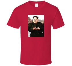 Kim Jung Un Blood Sign T Shirt