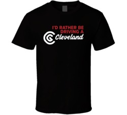 I'd Rather Be Driving A Cleveland Golf Golfing Fan T Shirt