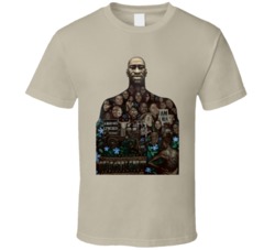 George Floyd Collage Civils Rights Abuses Black Martyrs T Shirt