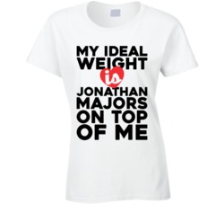My Ideal Weight Is Jonathan Majors On Top Of My Funny Ladies T Shirt