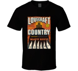Lovecraft Country Book Cover Horror Fan T Shirt