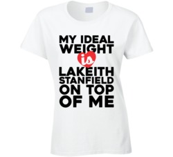 My Ideal Weight Is Lakeith Stanfield On Top Of My Funny Ladies T Shirt