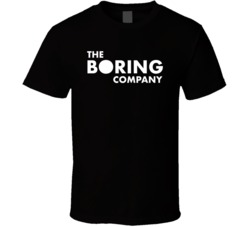 The Boring Company Logo T Shirt