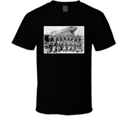 Tuskegee Airmen Photo Black World War Fighter Pilots T Shirt