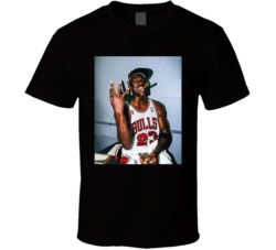 Michael Jordan Four Titles Chicago Basketball Legend T Shirt