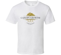 Canopy Growth Cannabis Marijuana Ganja Mary Jane Lover Fan T Shirt