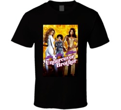 Undercover Brother 2002 Poster Blaxploitation Film Movie Buff T Shirt