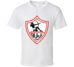Egypt Zamalek Basketball African League Worn Look T Shirt
