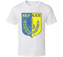 Mali As Police Basketball African League Worn Look T Shirt