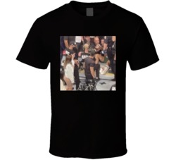 Jolie Poirier Flips Off Mcgregor T Shirt