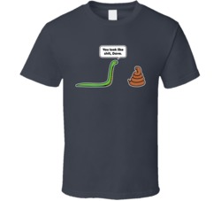 You Look Like Shit Dave T Shirt