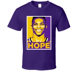 Russell Westbrook Los Angeles Hope Style T Shirt