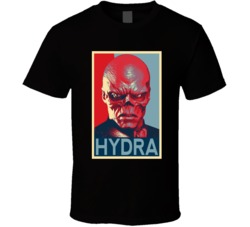 Red Skull Hydra Villain Hope Style T Shirt