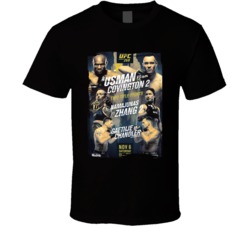 Ufc 268 Usman Covington Poster Worn Look T Shirt