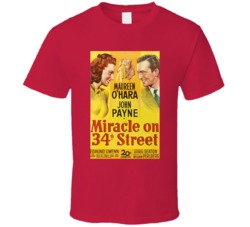 Miracle On 34th Street Christmas Movie T Shirt