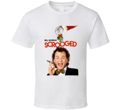 Scrooged Christmas Movie T Shirt