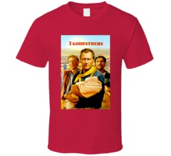 3 Godfathers Christmas Movie T Shirt