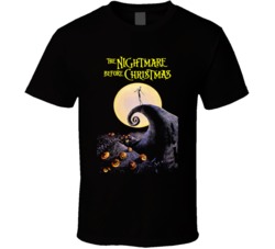 The Nightmare Before Christmas Movie T Shirt