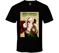 Bad Santa Christmas Movie T Shirt