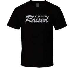 Enterprise Raised T Shirt