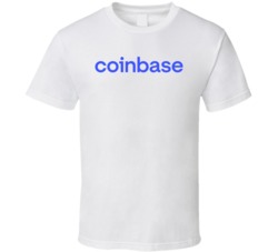 Coinbase Text T Shirt