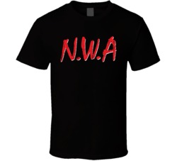 Nwa Rap Distressed T Shirt