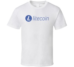 Litecoin Ltc Text T Shirt