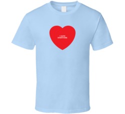 I Hate Everyone Heart T Shirt
